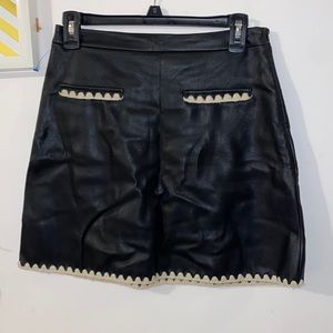 Zara leather skirt size M